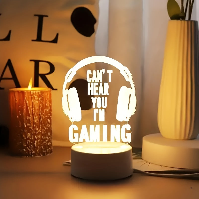 GameLamp - Compact LED Table Lamp with USB