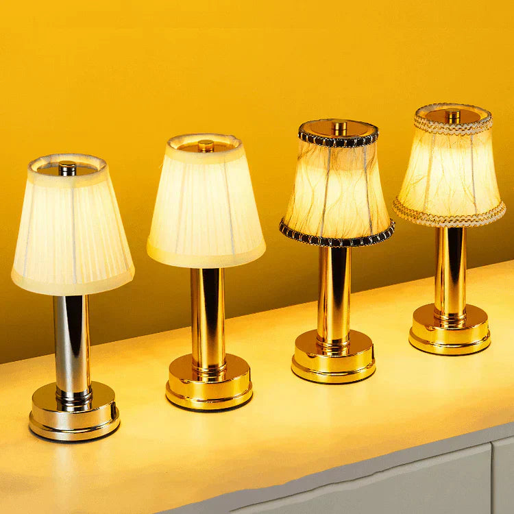 LuxeSilk Thread Lamp - Elegant Wireless Table Lamp for Atmospheric Rooms