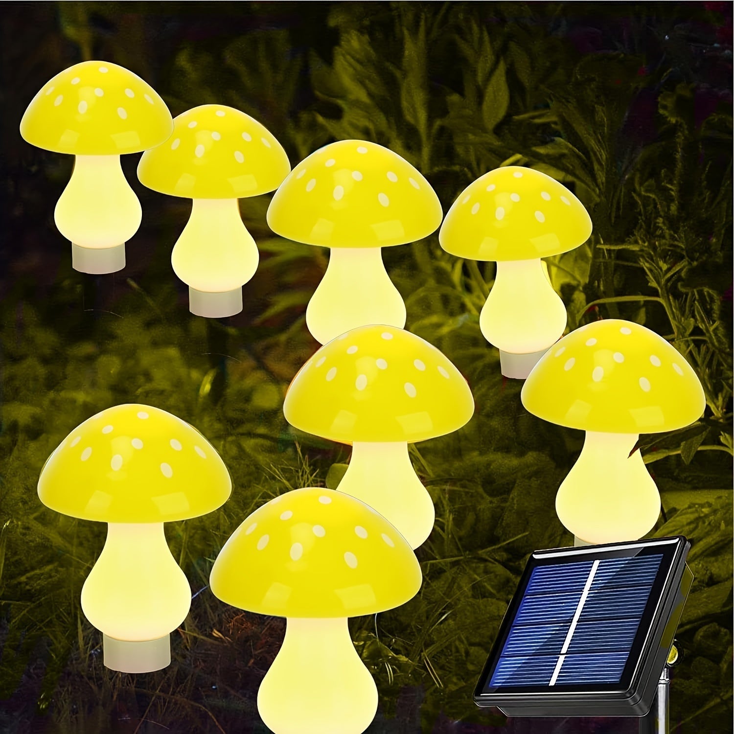 SolarGlow Lamp - Energy Efficient Garden Lighting with 8 Modes