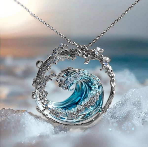 OceanSpirit Necklace - Elegant Maritime Chain in Gold/Silver
