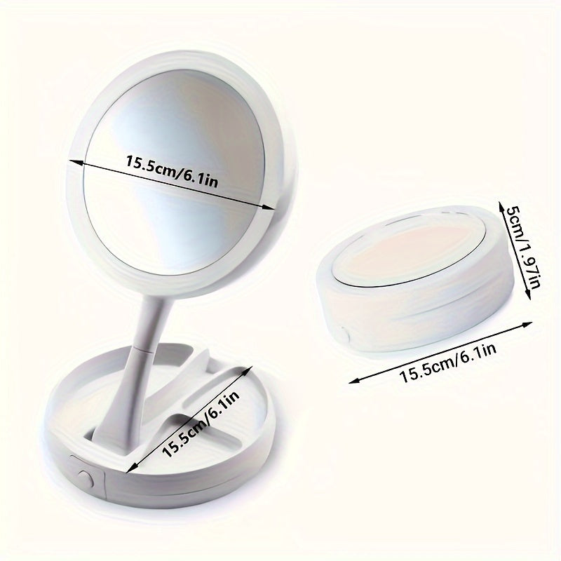 GlowMirror - Portable Make-up Mirror with LED