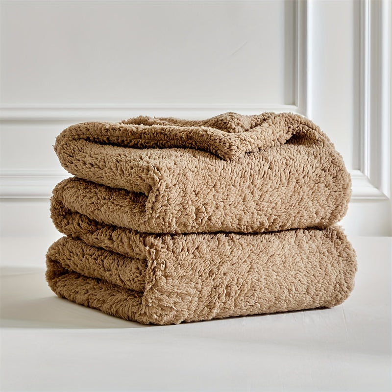 CozyWrap – Luxurious Sherpa Fleece Blanket for Winter Days