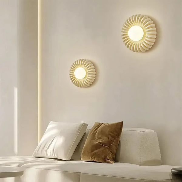 ArtisanGlow Warm White - Elegant Resin Heat Lamp for Bedroom