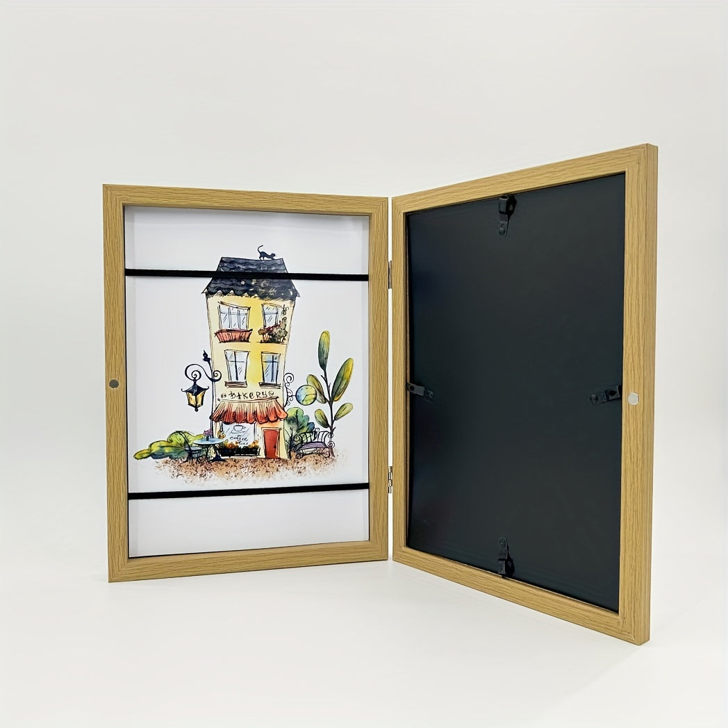 KidArtFrame – Cartoon Kinder Photo Frame with Wooden Frame