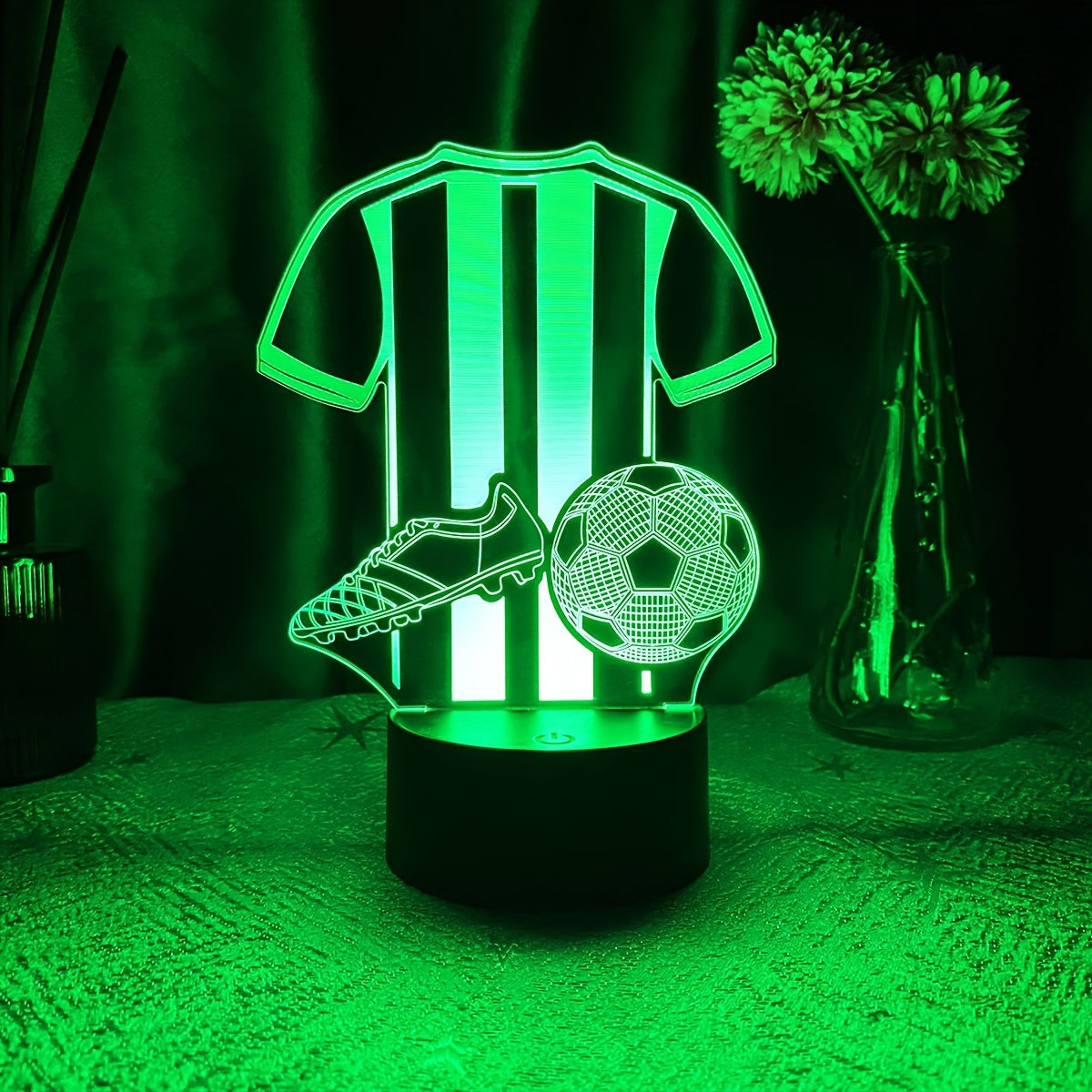 SportGlow Lamp - 3D LED Night Light for Football Enthusiasts