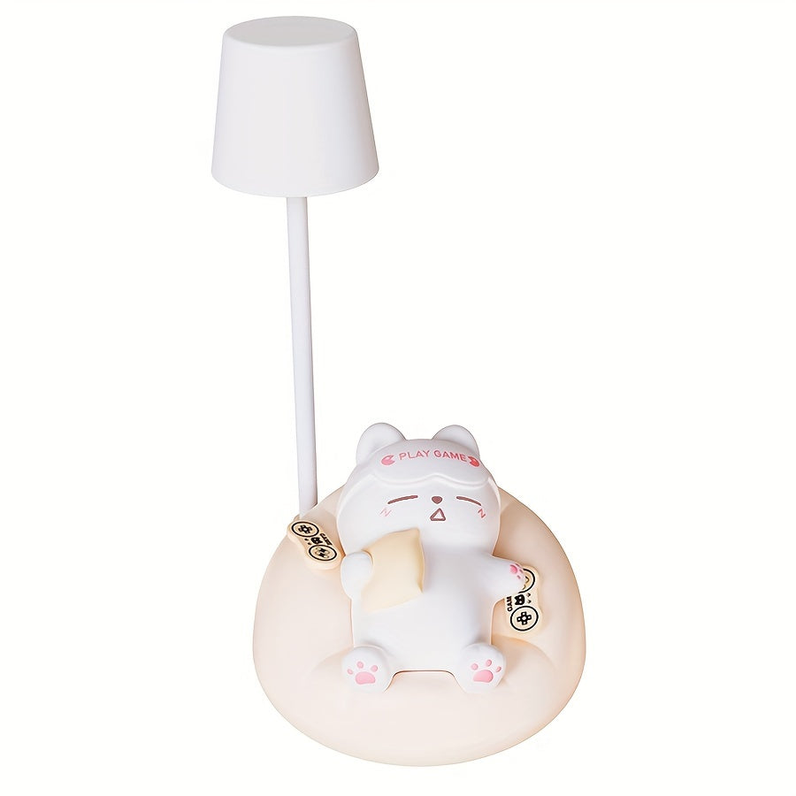 GlowCharge Lamp - Rechargeable LED Night Light with USB