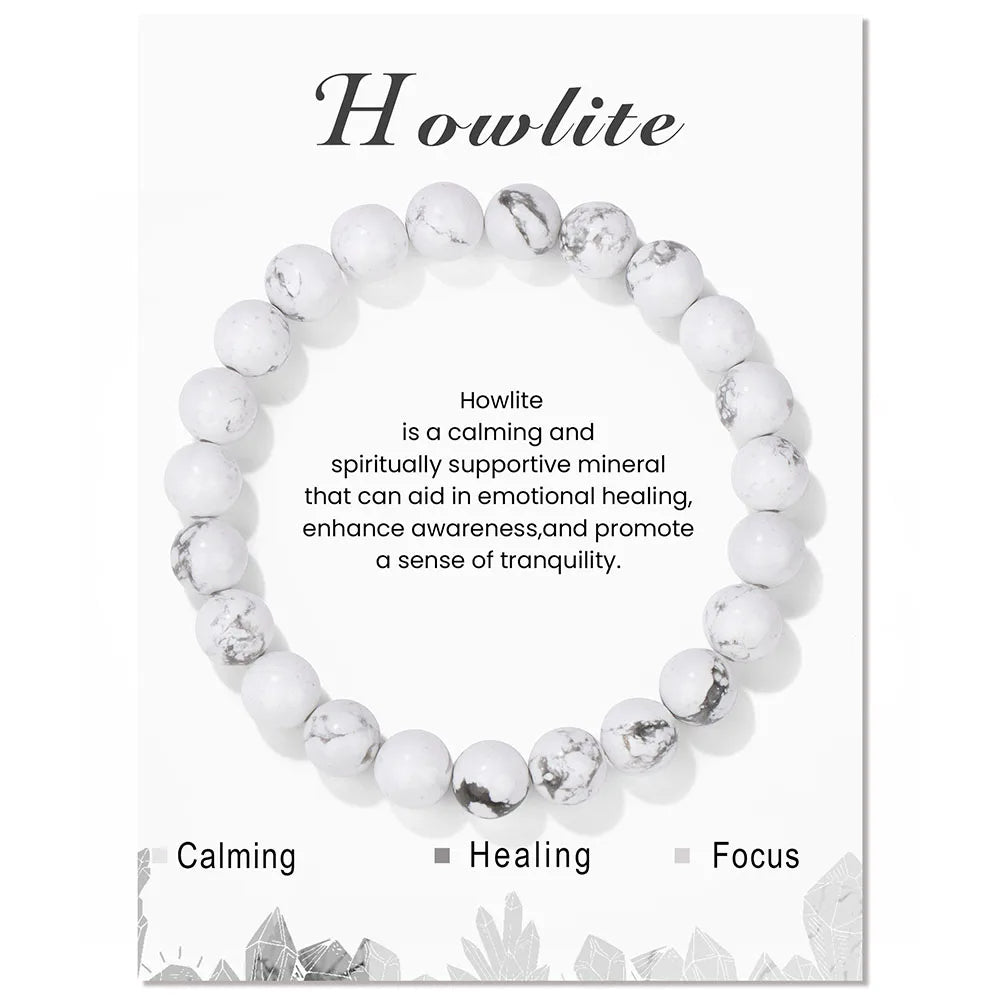 Aria: Natural Crystals Bracelet for Healing Energy