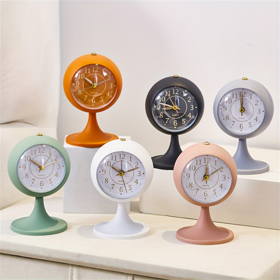 CartoonGlow Clock - Luxury LED Alarm Clock with Gold Accents