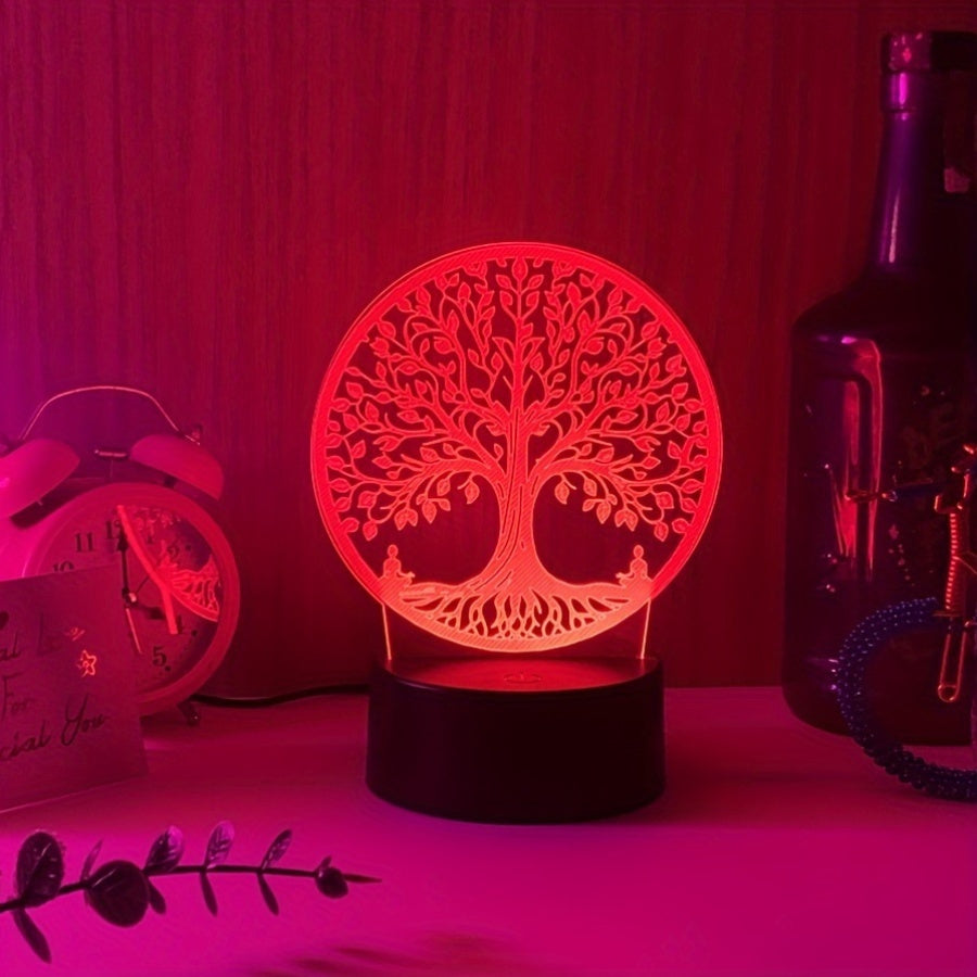 GlowTree Lamp - 3D Acrylic Night Light USB