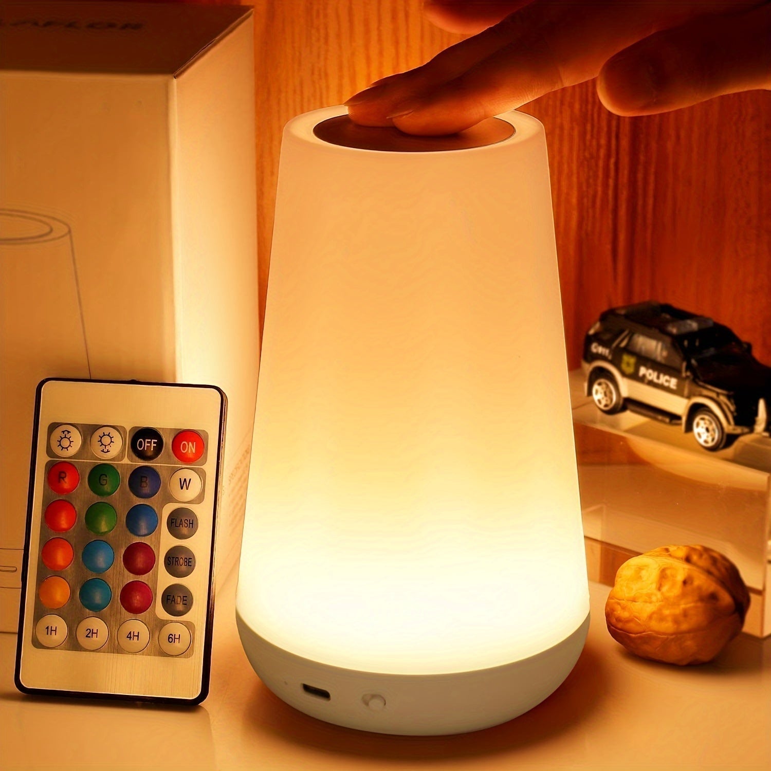 SpaceGlow – Wireless LED Night Light with Timer