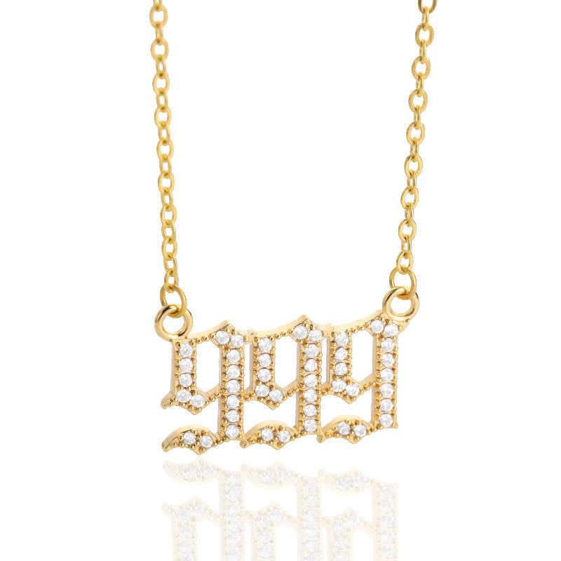 Seraphina Zirconia Angel Number Necklace - A Symbolism of Protection and Love