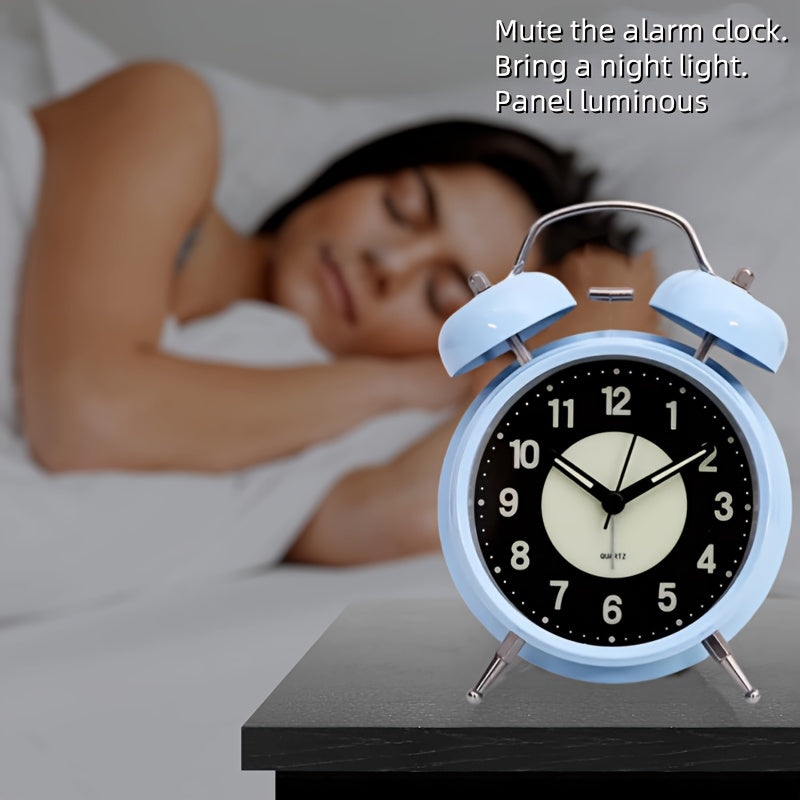 GlowClock – Modern Silent Illuminated Metal Alarm Clock