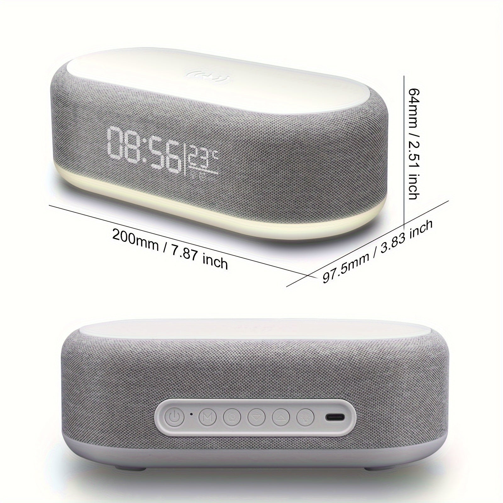 DigiClock – Smart Alarm Clock with Charger & Light