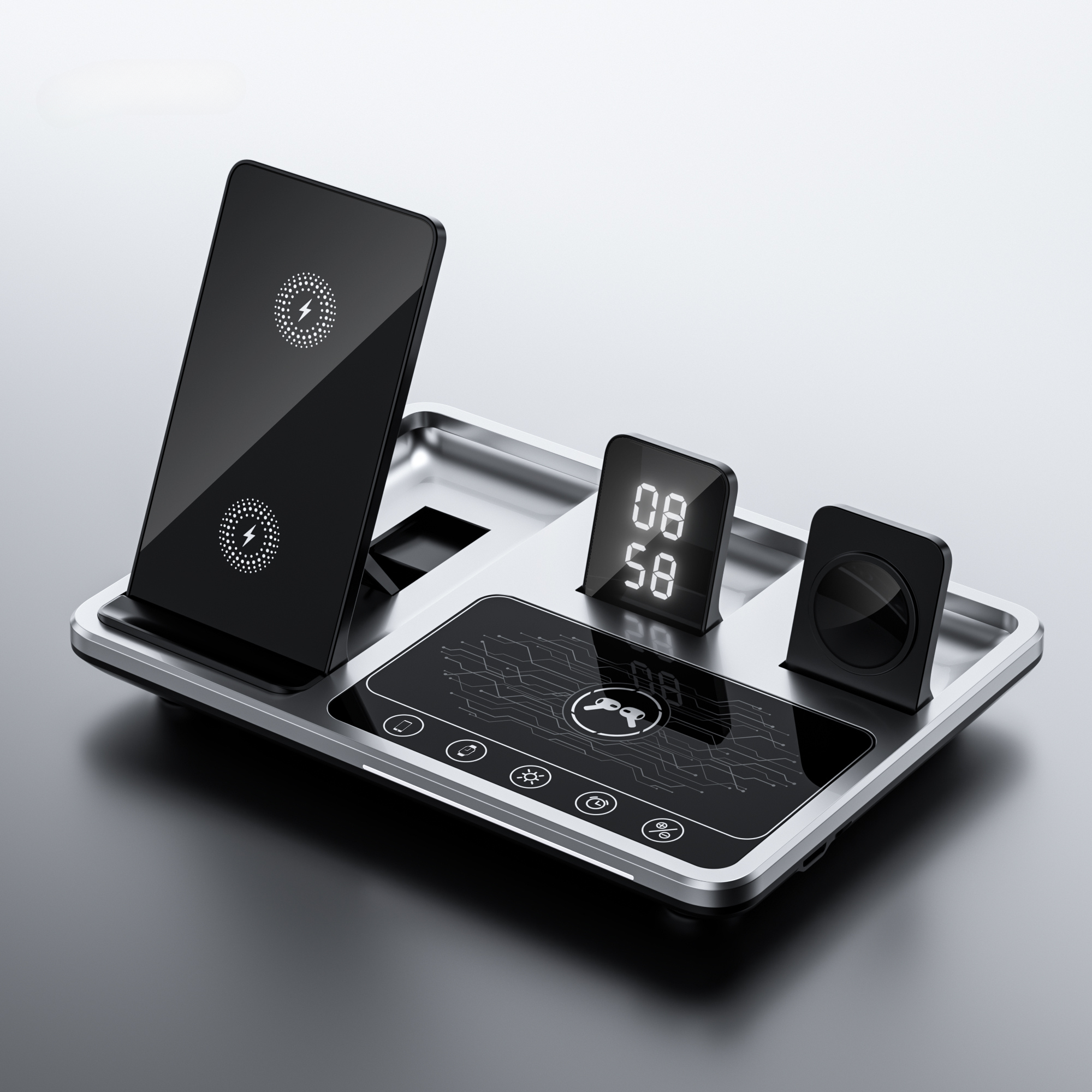 PowerPro Charger – 4-in-1 Wireless Charging Station
