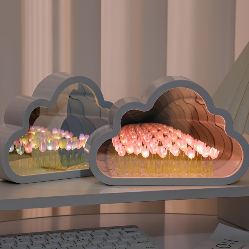 TulipGlow Lamp - Stylish LED Tulip Bedroom Lighting