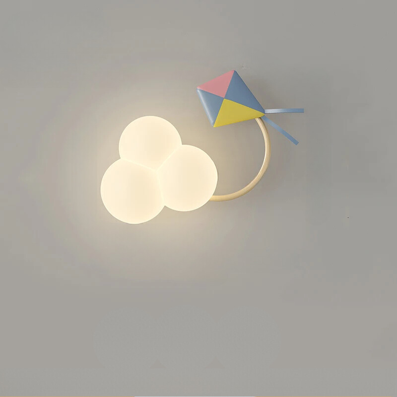 Cartoon Airplane Light – Playful Wall Lamp for the Children's Room
