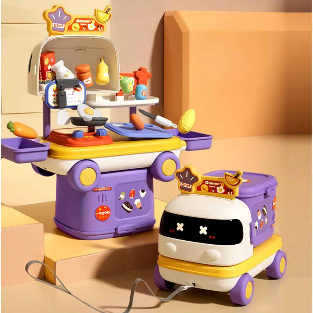 AdventureTruck - 2-in-1 Play Truck and Play Station