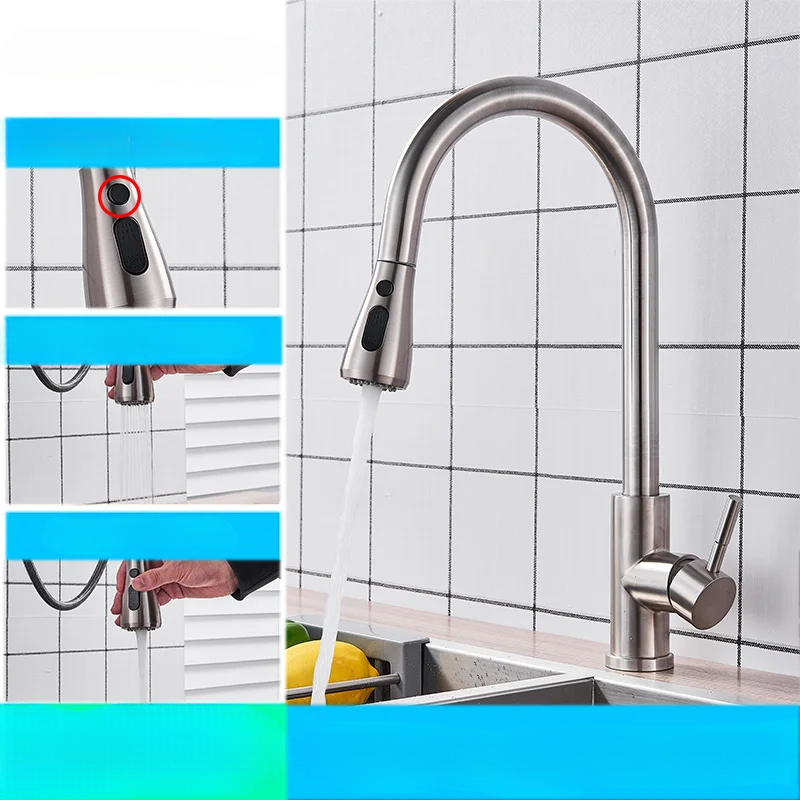 FlexiStream – Innovative Smart Faucet for Kitchen Convenience