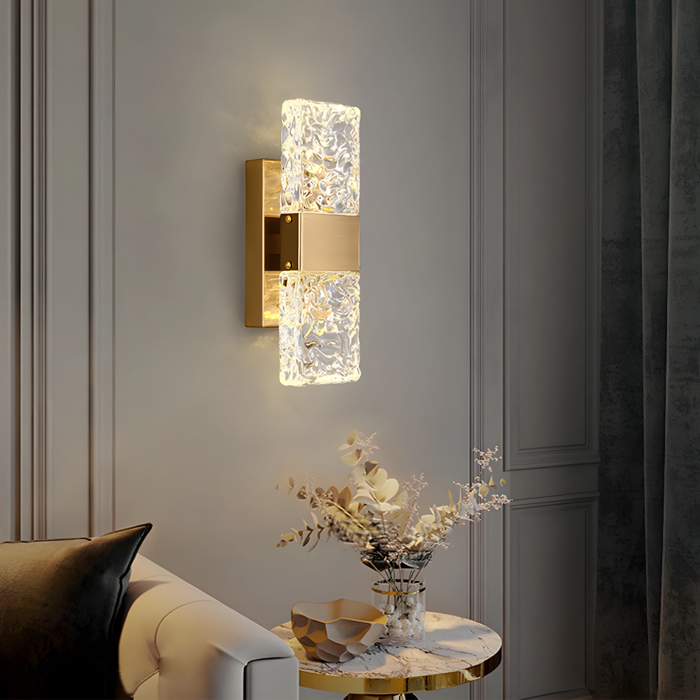 AuraCrystal – Luxe LED Crystal Wall Lamp