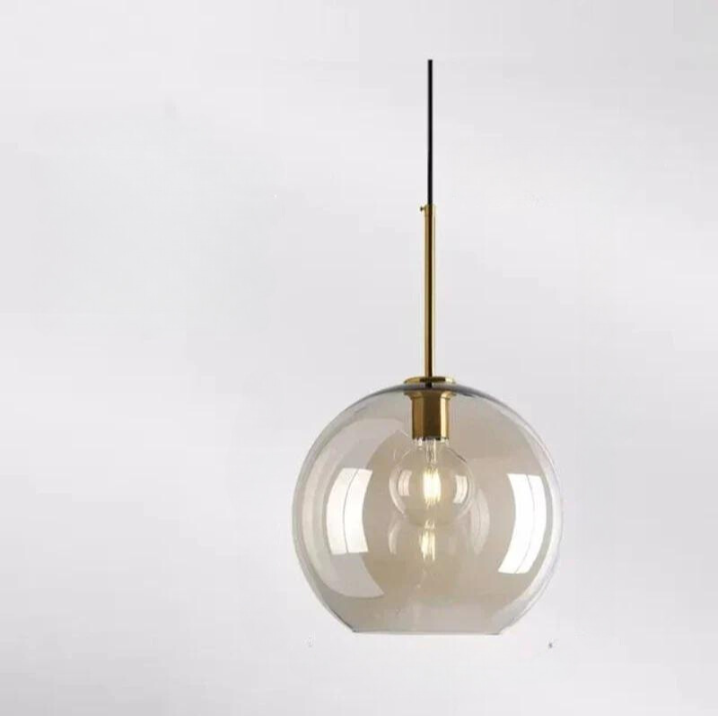 NordicGlow – Elegant Scandinavian Glass Ceiling Lamp