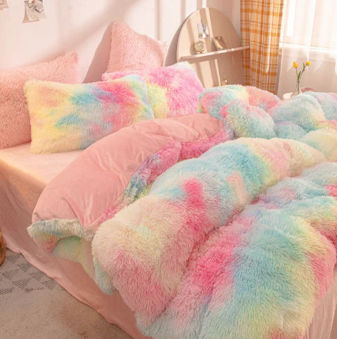 FluffCandy - Luxurious Long-Pile Duvet Cover for Winter Warmth