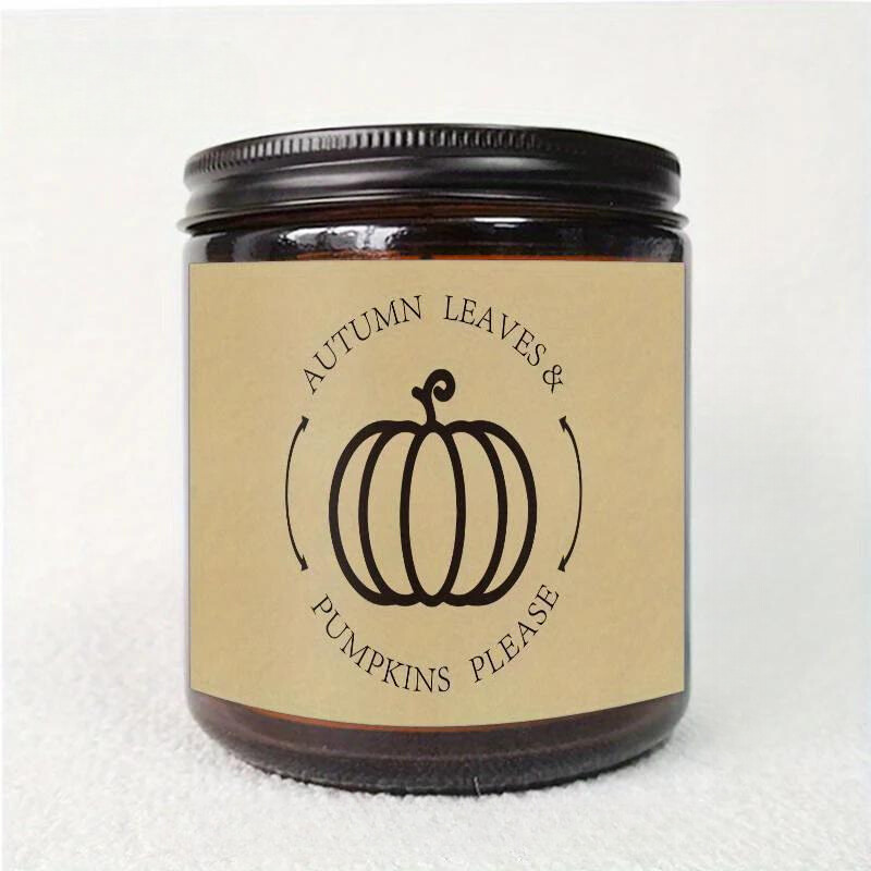 Autumn Glow – Scented Candle with Autumn Leaves & Pumpkins