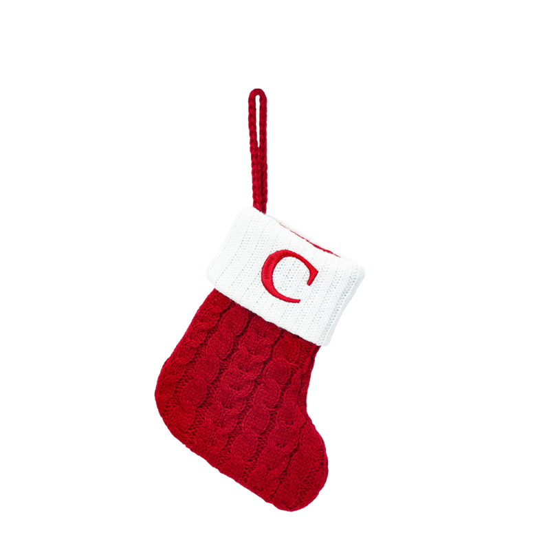 Snowflake Christmas Stockings - Festive Knitted Christmas Decorations
