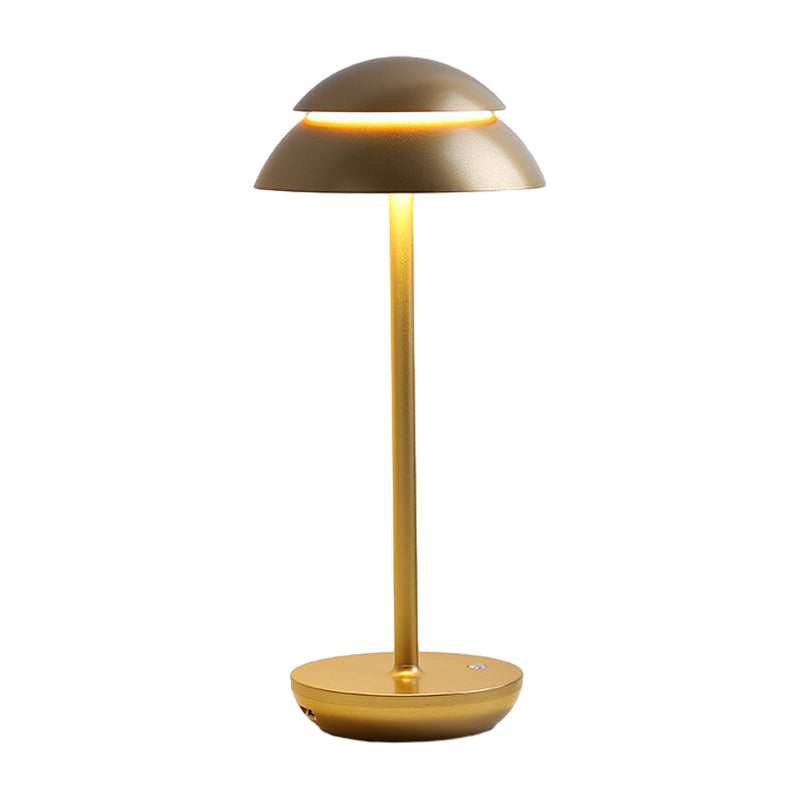 Aurelia Noire - Rechargeable Wireless Table Lamp with Built-in LED Lighting and Battery
