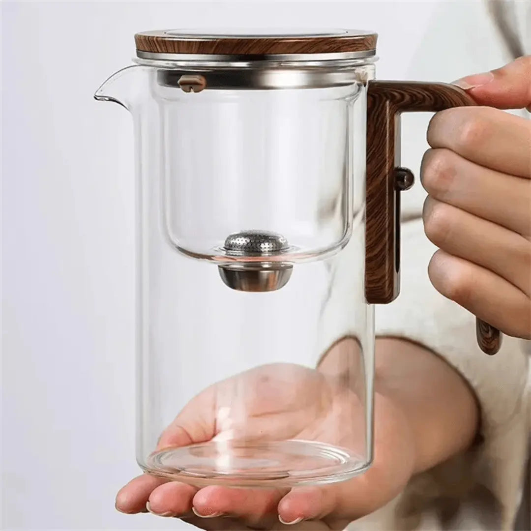 ClearBrew - Elegant Transparent Teapot for Coffee & Tea