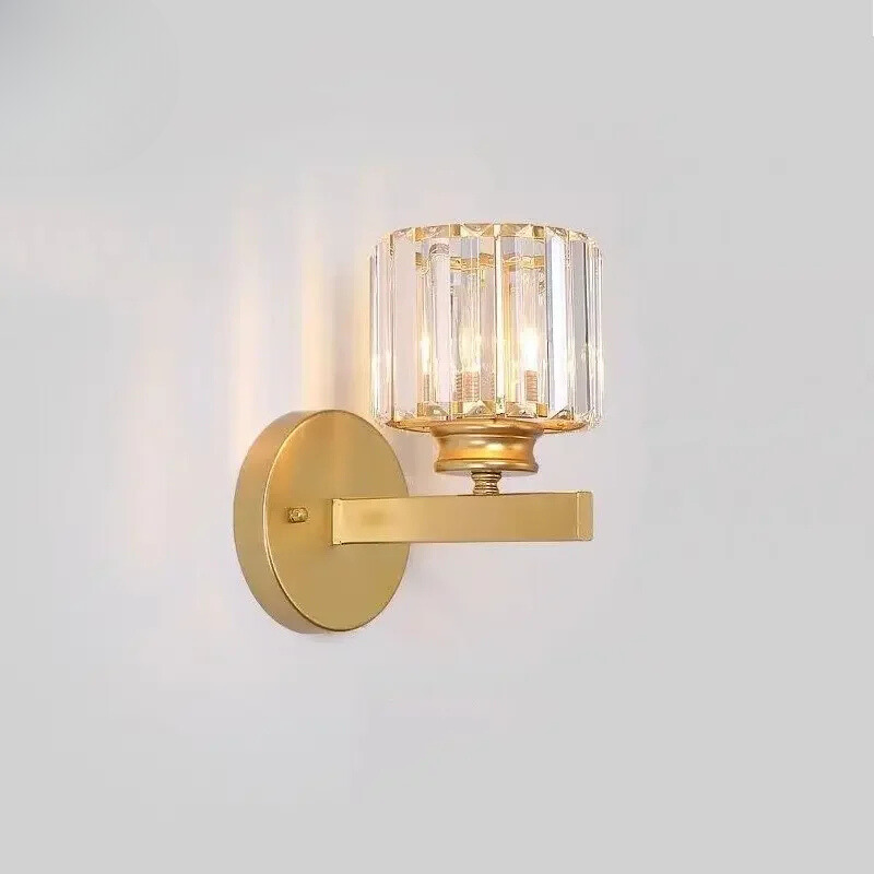 CrystalLuxe - Elegant Kristall LED Väggbelysning