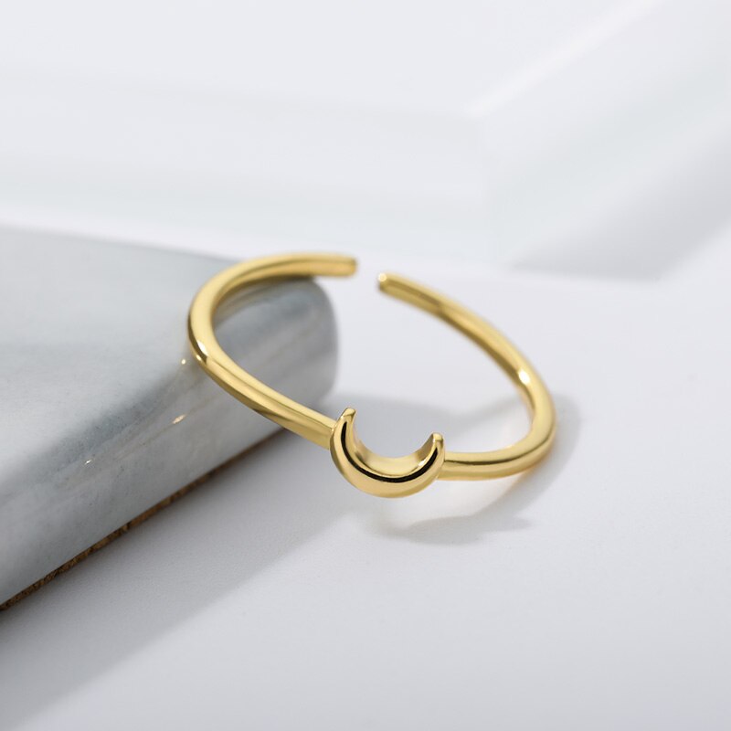 Nova – Elegant Crescent Ring for Jewelry