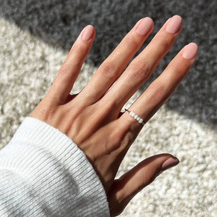 Elegant Sophie Gold Pearl Ring - Timeless Luxury
