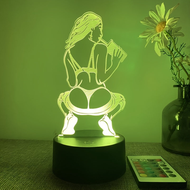 DecoLamp - Stylish 3D Table Lamp with Color Choice