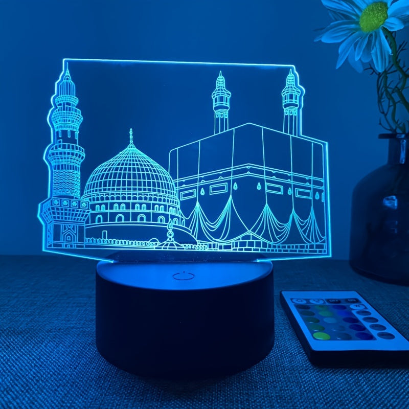 GlowSphere Lamp – 3D Night Light with Remote Control