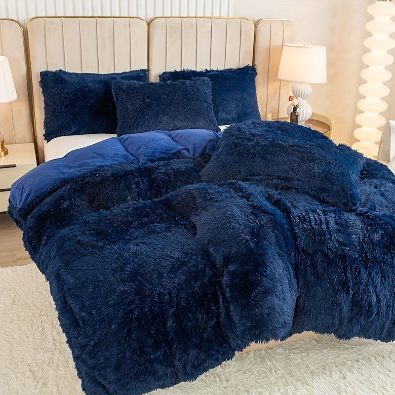 Ultra Plush Plush Bedding Set with Zipper - Luxury & Comfort