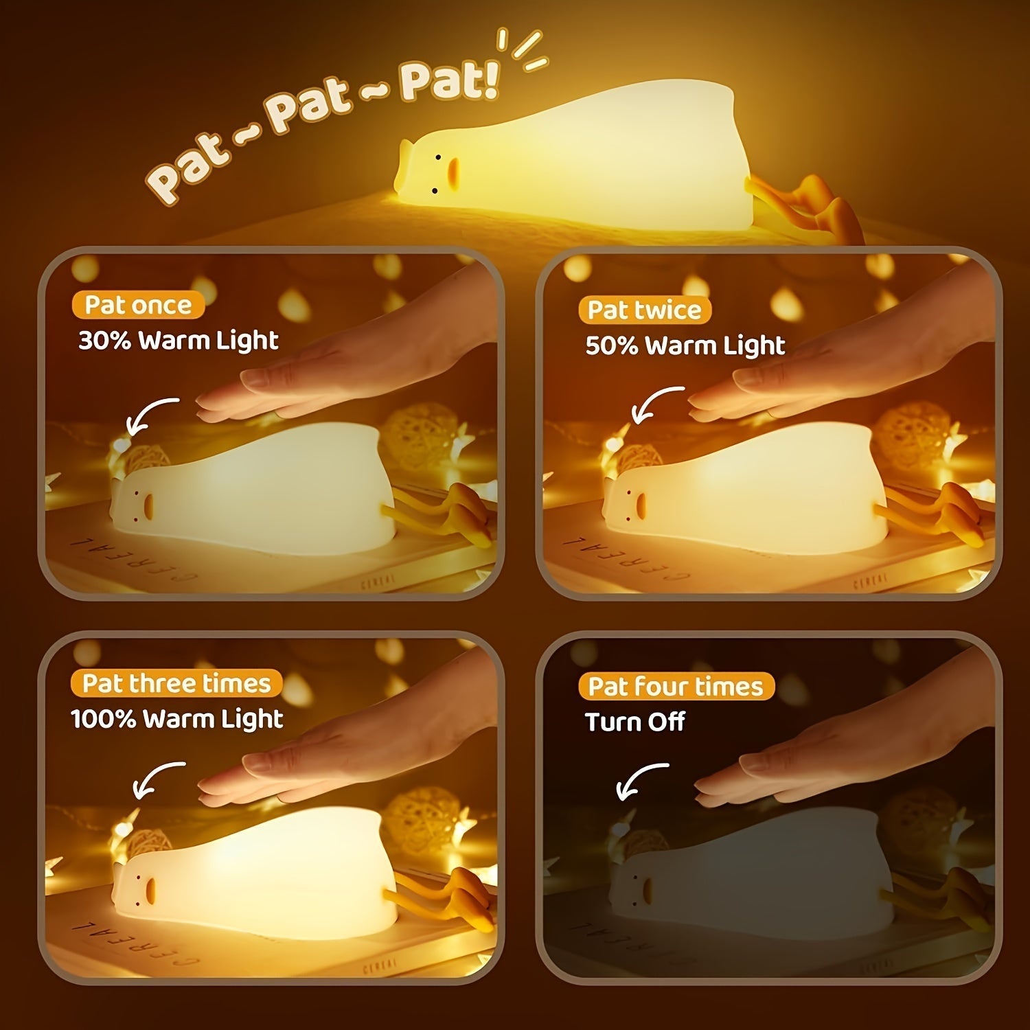 DuckGlow Lamp - Charming LED Duck Mood Lighting