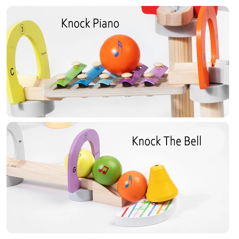 MusicBlock Play - Wooden Sensory Blocks for Development