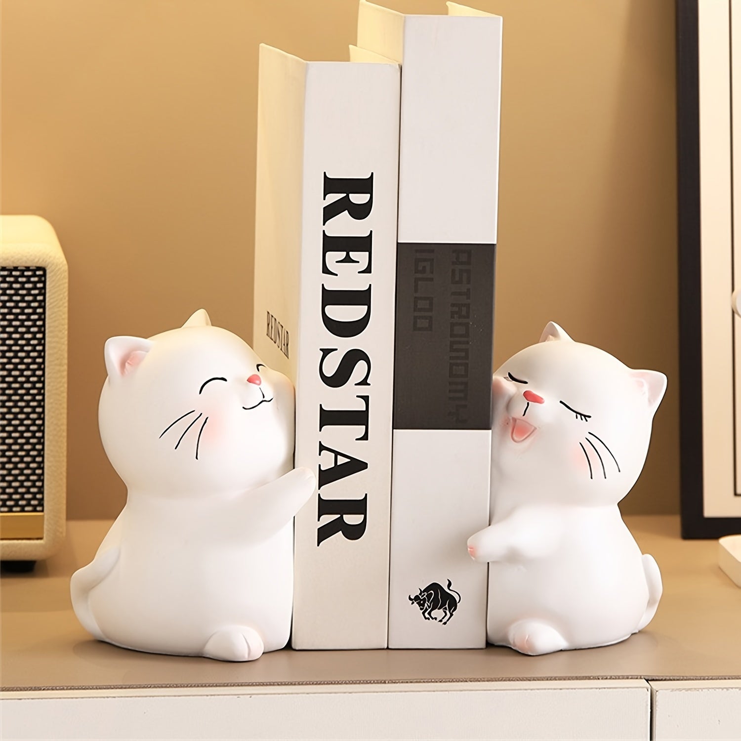 LoveCats - Romantic Resin Bookends