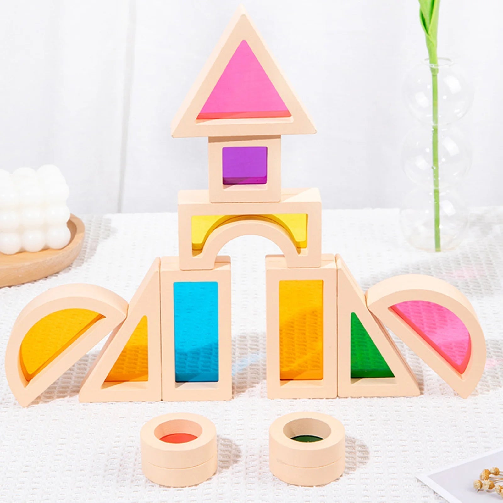 CreativeBlocks – Colorful Wooden Building Blocks for Kids