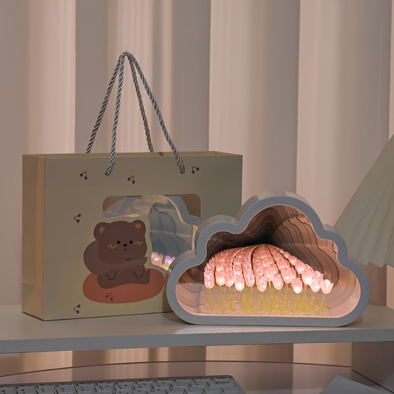TulipGlow Lamp - Stylish LED Tulip Bedroom Lighting