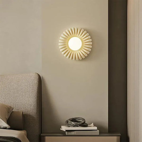 ArtisanGlow Warm White - Elegant Resin Heat Lamp for Bedroom