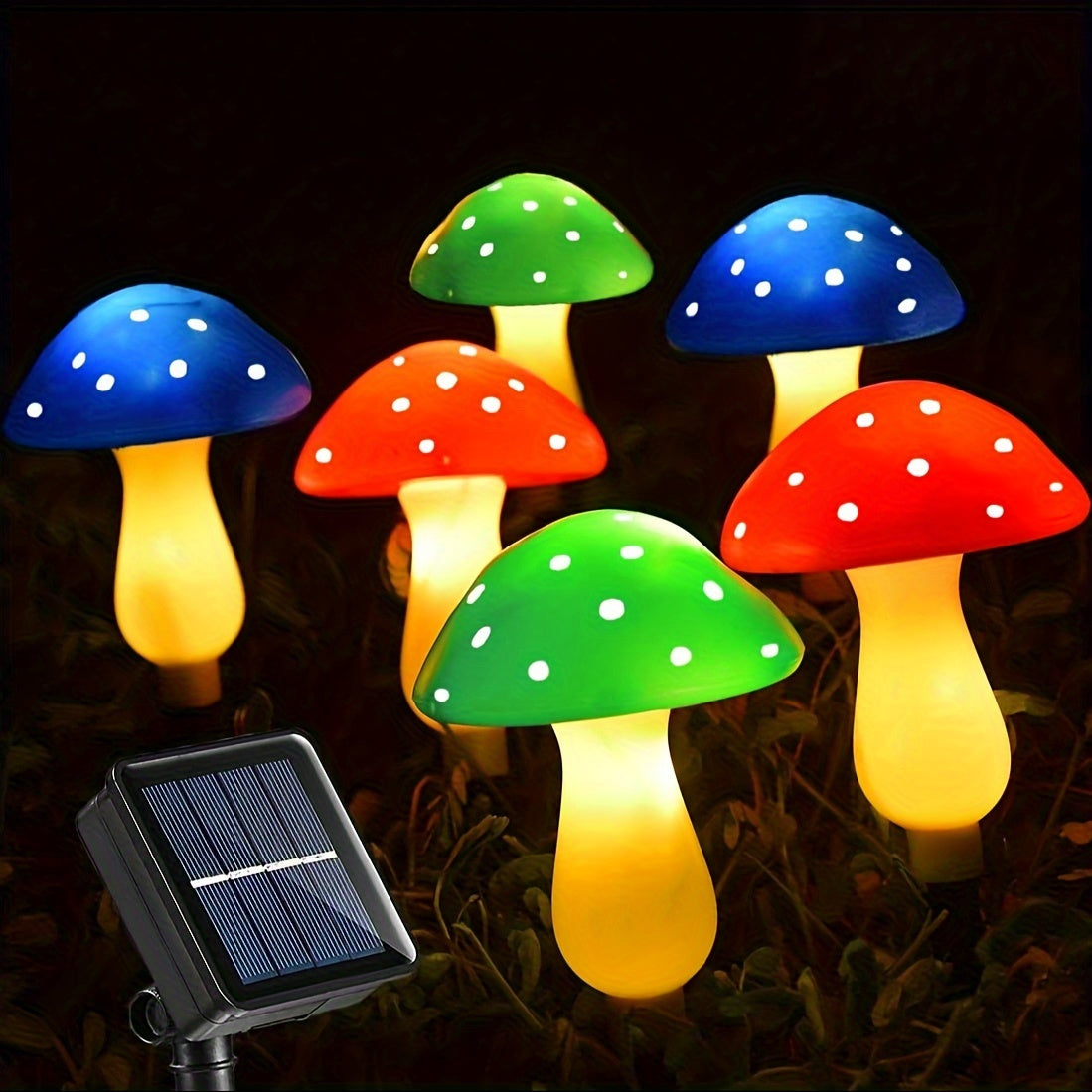 SolarGlow Lamp - Energy Efficient Garden Lighting with 8 Modes