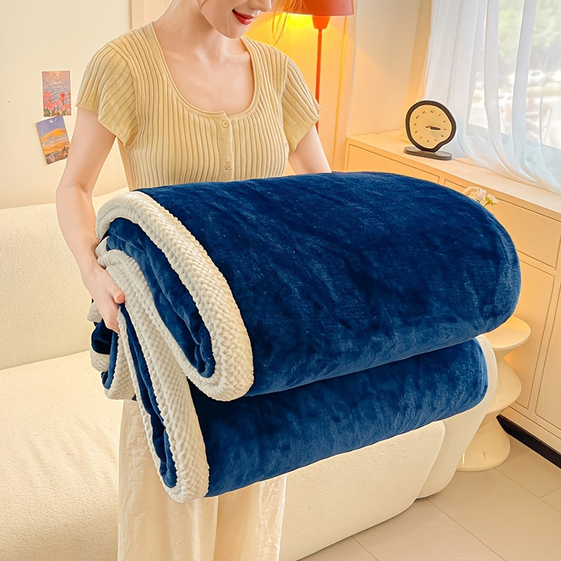 Luxurious Fleece – Reversible Throw for Ultimate Comfort