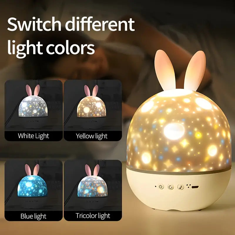 Enchanting Rabbit Star Projector for Magical Dream Nights