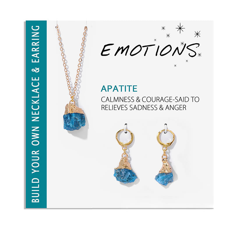 Tempting Crystal Jewelry Set with Necklace and Earrings - Elara