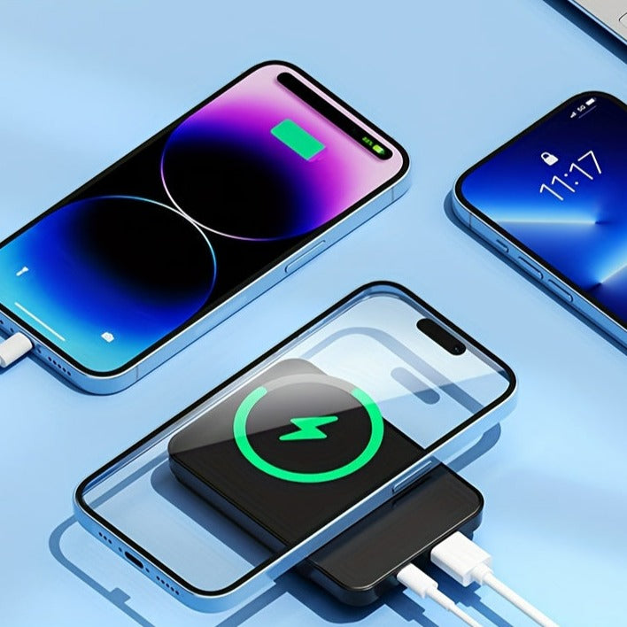 PowerMag - Compact magnetic power bank for super fast charging