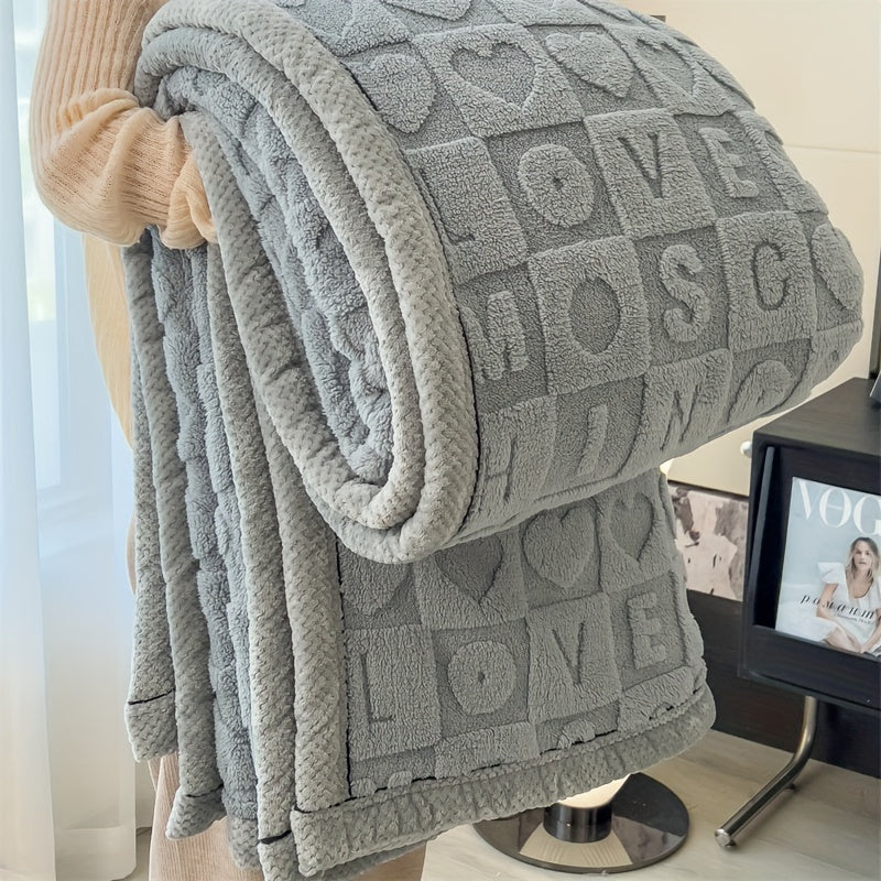 Stylish Coral Fleece Blanket for Ultimate Comfort