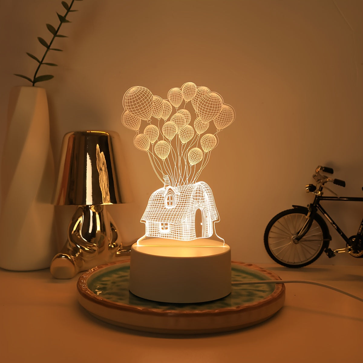 LumiBalloon – Unique 3D LED Balloon Lamp USB