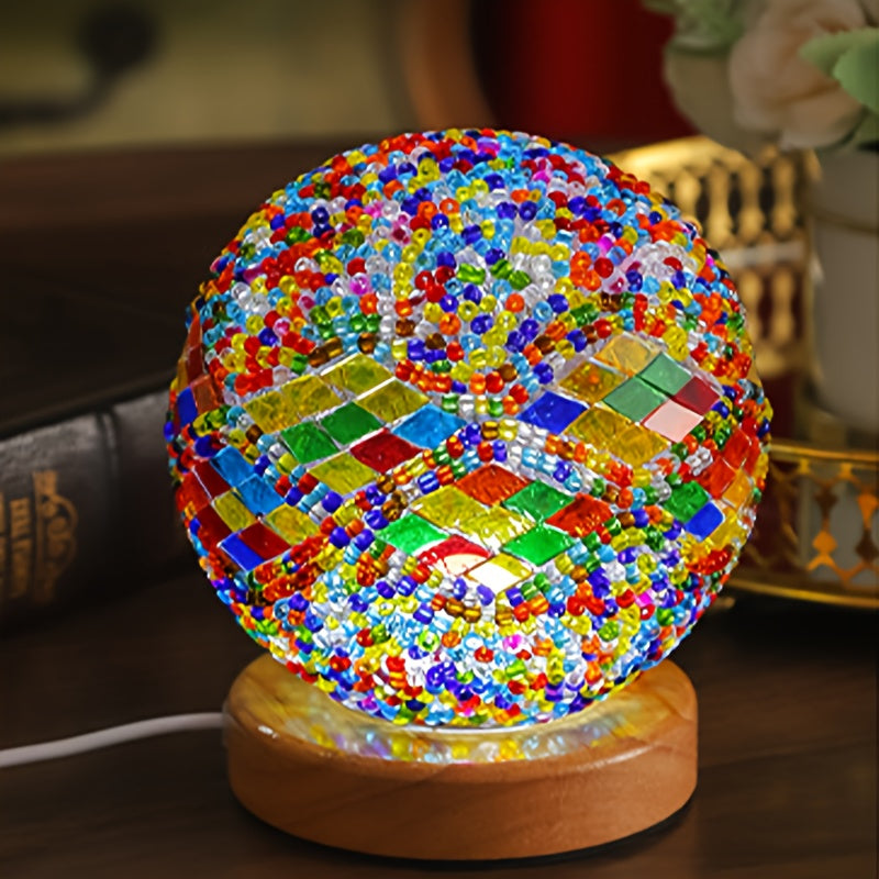 GlassArt Lamp – Adjustable LED Table Lamp with Colors
