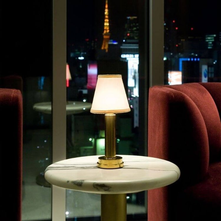 CozyGlimmer - Refined Wireless Table Lamp with Dimmer Function